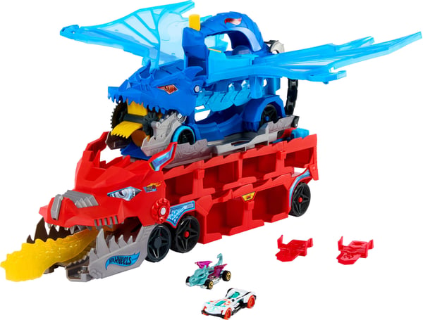Hot Wheels City Ultimate Dual Dragon Hauler Biltransportbil