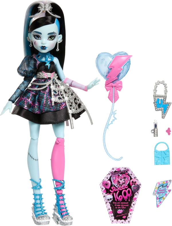 Monster High Scary Sweet Birthday Modedocka, Frankie