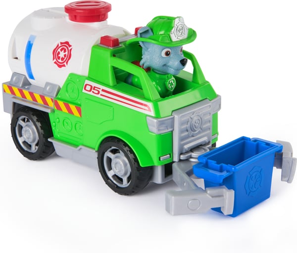 Paw Patrol Brandräddning, Rocky och fordon