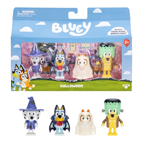 Bluey Figurkset, maskerad