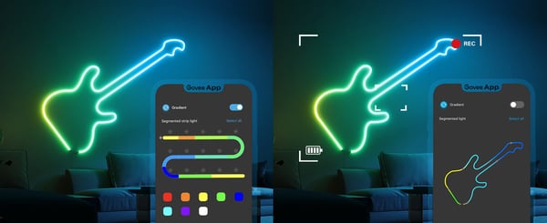 Govee Neon Rope Light 2 LED-ljusslinga, 5 meter