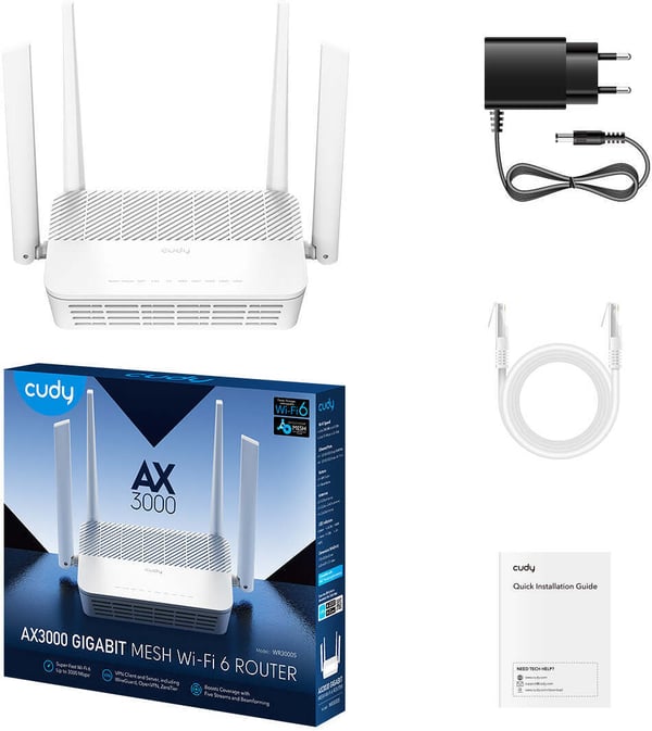 Cudy WR3000S AX3000 Wi-Fi 6 router