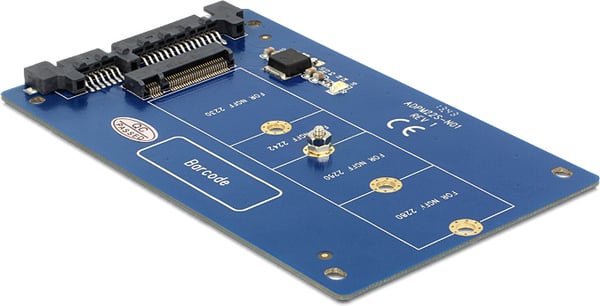 DeLOCK SATA m2-adapter, SATA 22pin til 67-pin m2 NGFF