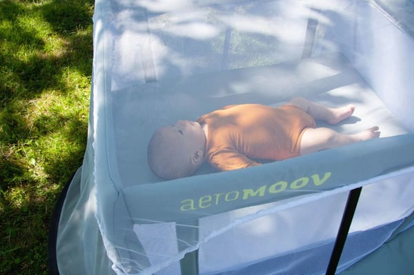 AeroMoov Myggenet til rejseseng - insekterbeskyttelse