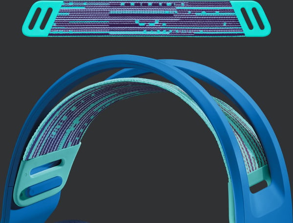 Logitech G733 Lightspeed -trådlösa spelhörlurar, blå