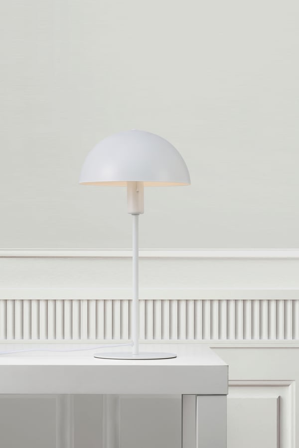 Nordlux Ellen -bordslampa, E14, vit