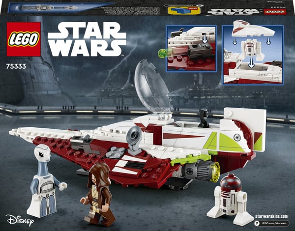 LEGO Star Wars™ Obi-Wan Kenobi’s Jedi Starfighter™ 75333 Byggset (282 delar)