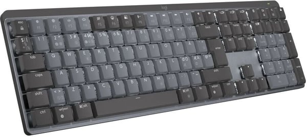 Logitech MX Keys Mekanisk Trådløs Tastatur, Lineære Kontakter