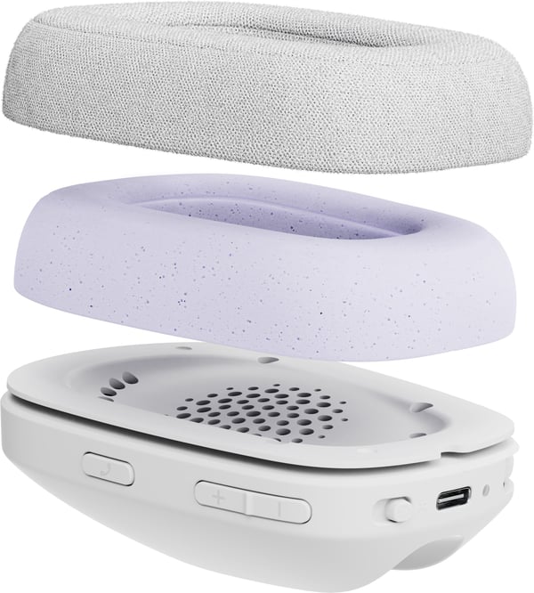 Logitech Zone Vibe 100 trådløse hovedtelefoner, hvid