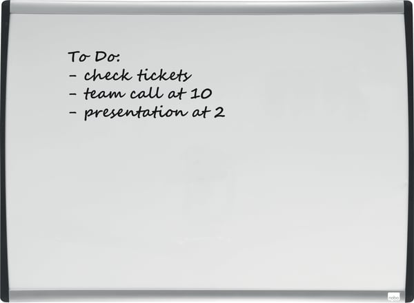 Nobo Home -whiteboard, 58,5 x 43 cm, böjd ram
