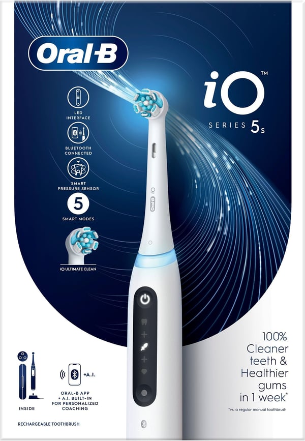 Oral-B iO Series 5s elektrisk tandbørste hvid