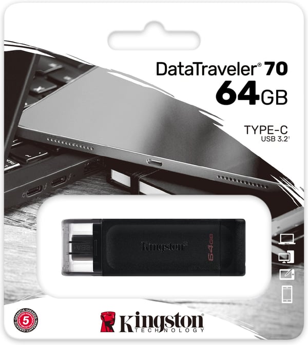 Kingston DataTraveler 70 64 Gt USBhukommelse
