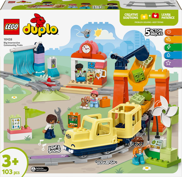 LEGO DUPLO By 10428 – Stor interaktiv lokal tog
