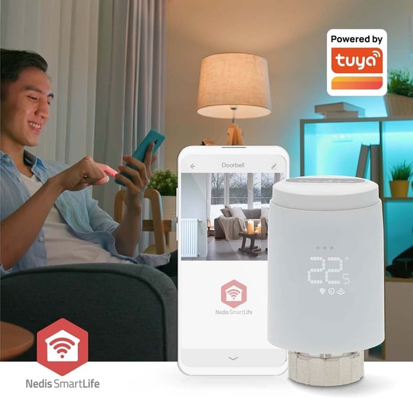 Nedis SmartLife ZBHTR20WT - smart termostat för radiator, ZigBee