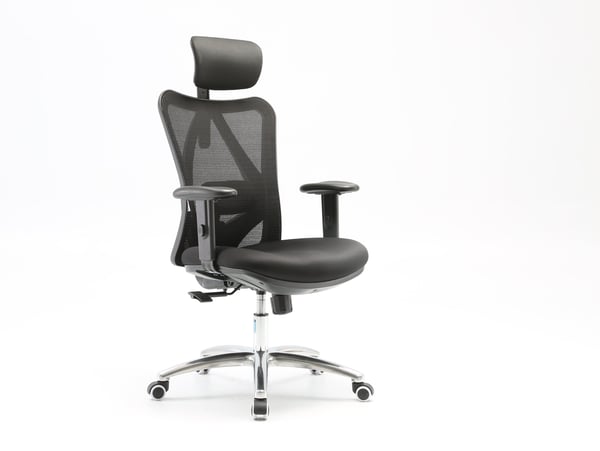 Sihoo M18 - ergonomisk kontorsstol, svart