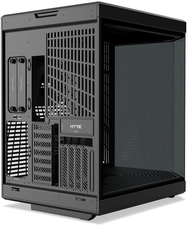 Hyte Y70 Black ATX-chassis med panoramavindue, sort