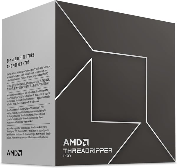 AMD Ryzen Threadripper PRO 7975WX -processor för sTR5-socket