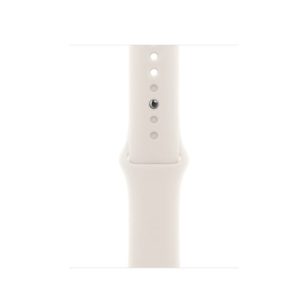 Apple Watch 42 mm stjärnvit sportarmband, S/M