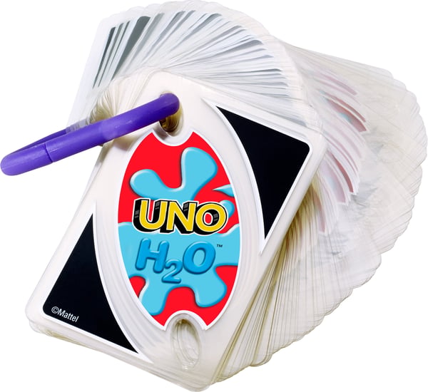 UNO H2O vattentåligt kortspel