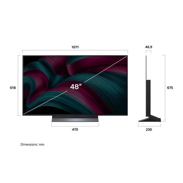 LG 48'' OLED evo C5 – 4K TV