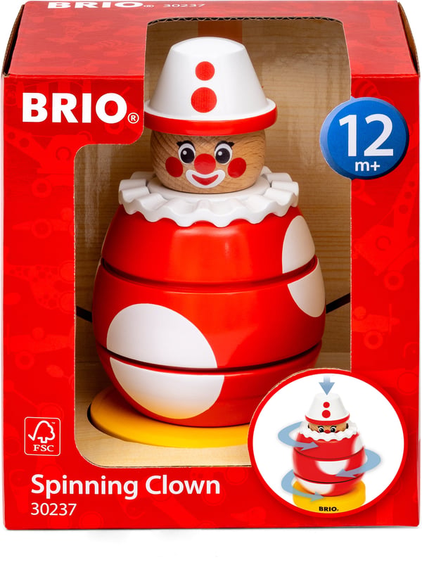 BRIO Snurrande Clown
