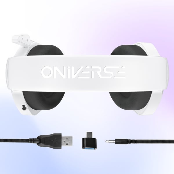 Oniverse Meteor gaming headset, Frost White