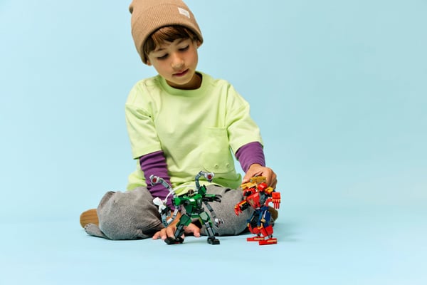 LEGO Super Heroes Marvel 76338 Robotstrid: Spider-Man mot Doktor Bläckfisk