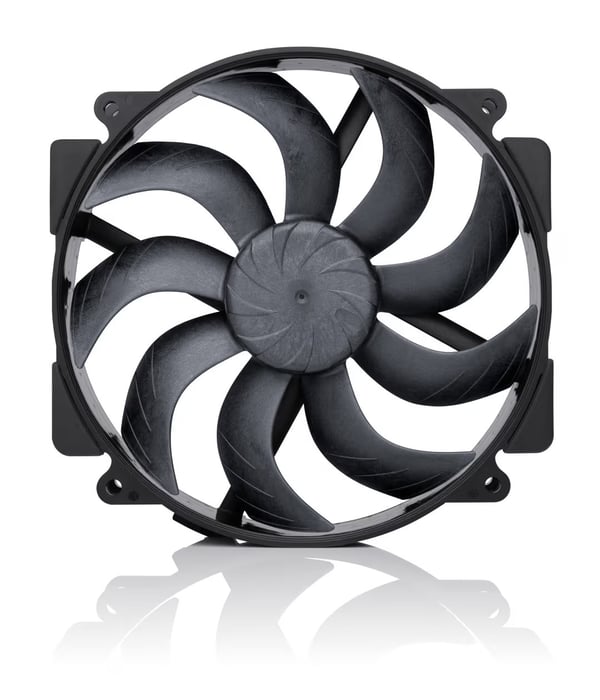 Noctua NF-A14x25r G2 PWM chromax.black fläkt, 140 mm