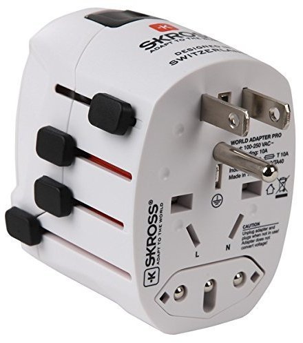 SKROSS World Adapter PRO jordet rejseadapter