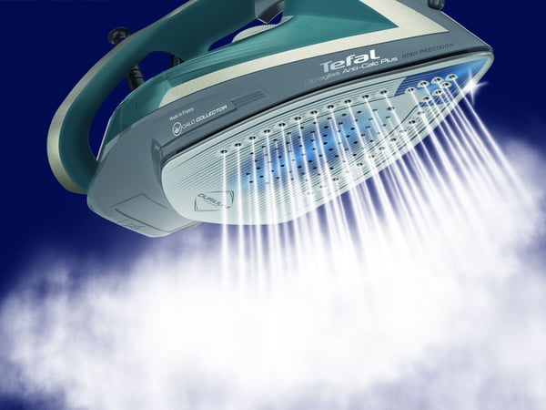 Tefal Ultragliss Plus Anti-Calc FV6842E0 -dampjern, blå