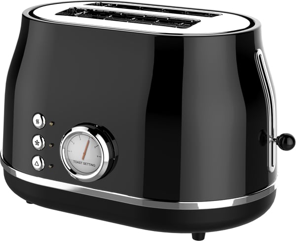 Witt Premium Retro WPRT -brödrost, svart