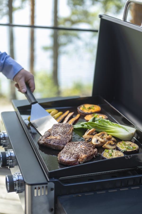 Mustang plancha-grilltillbehörsset, 7 delar
