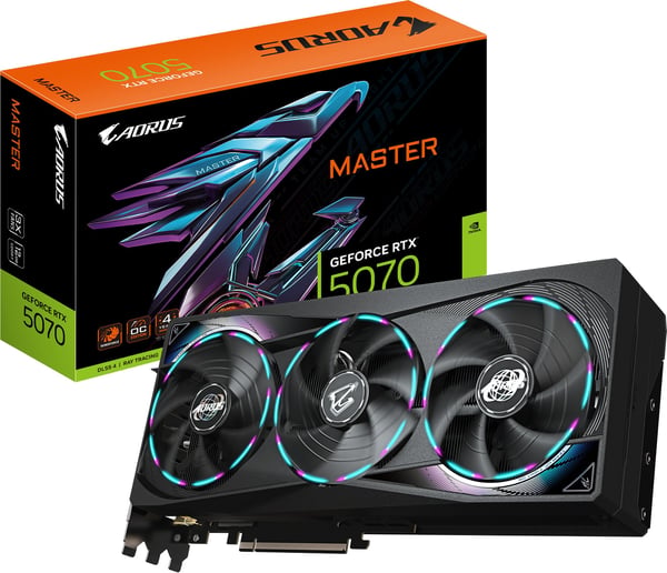Gigabyte GeForce RTX 5070 AORUS MASTER 12 GB grafikkort
