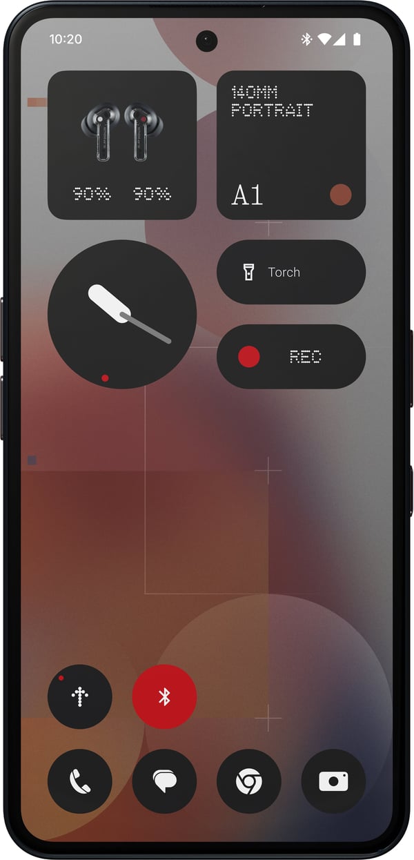 Nothing Phone (3a) Pro telefon, 256/12 GB, svart