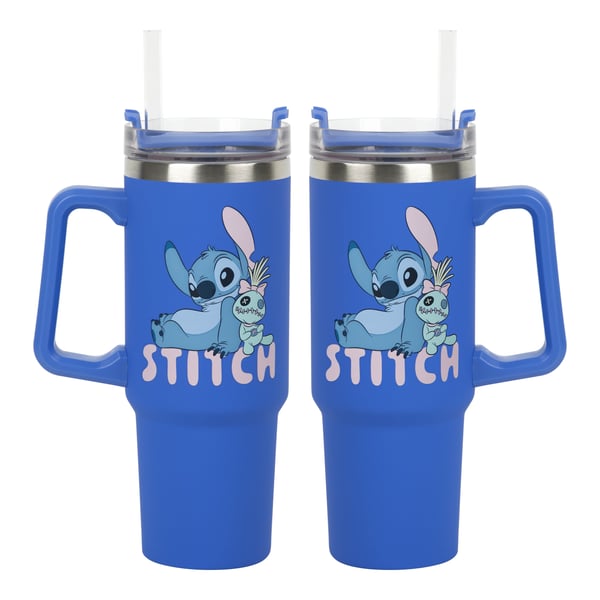 Paladone Stitch dricksflaska/termosmugg, 600 ml