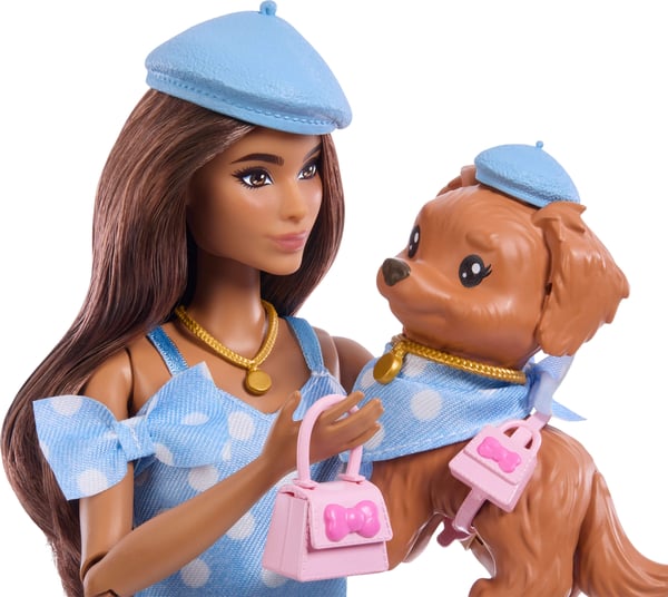 Barbie Twinning Looks Modedocka och husdjur