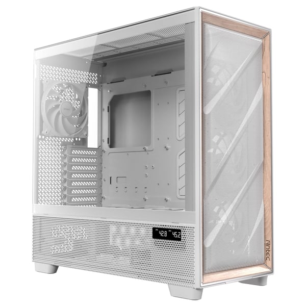 Antec Flux Pro ATX-chassi, vitt