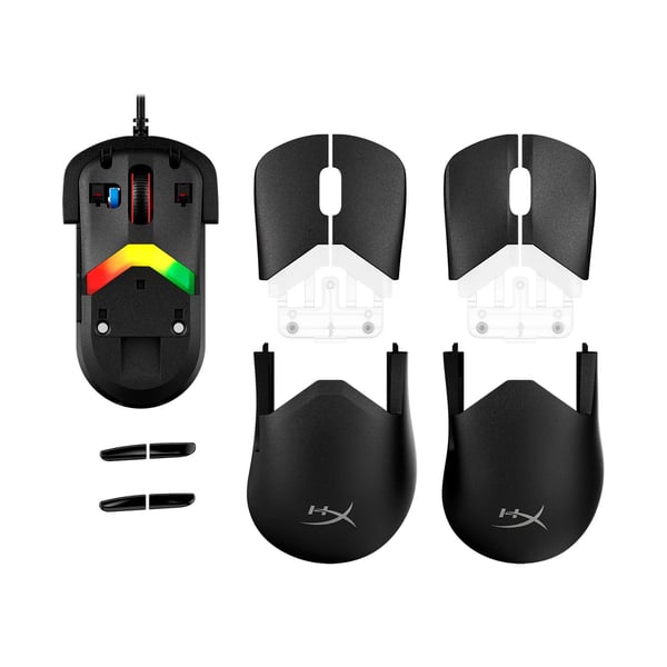HyperX Pulsefire Saga trådad spelmus, svart