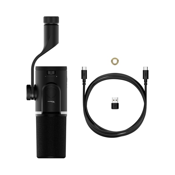 HyperX Flipcast USB/XLR-mikrofon, svart