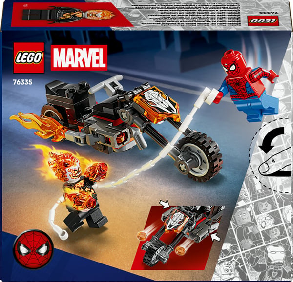 LEGO Super Heroes Marvel 76335 Spider-Man mot Spökryttaren motorcykel