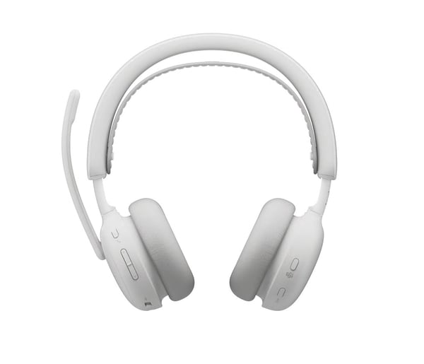 Logitech Zone Wireless 2 ES trådlösa hörlurar, Teams, vit