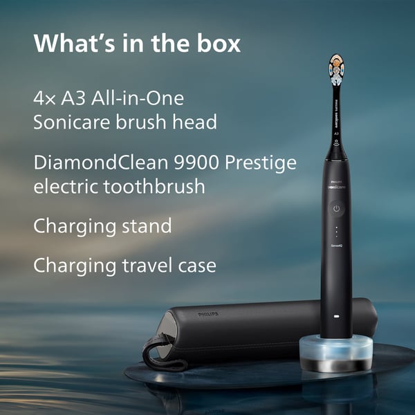 Philips Sonicare Diamond Clean 9900 Prestige HX9992/45 eltandborste, mörkblå
