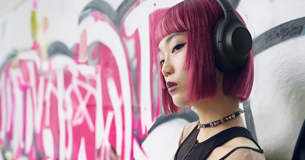 Audio-Technica ATH-S300BTBK hörlurar, svart