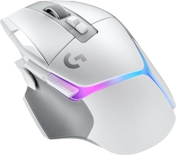 Logitech G502 X Plus Lightspeed trådløs spilmus, hvid