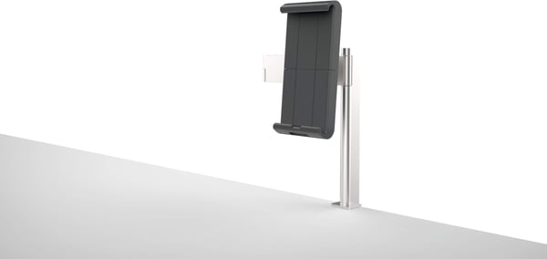 Durable -tabletthållare med bordsfäste, silver