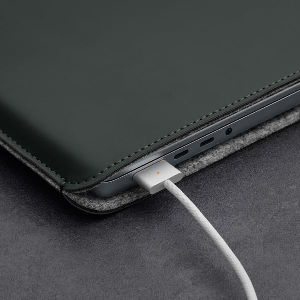 Woolnut Coated Sleeve -beskyttelsestaske til 16" MacBook Pro, grøn