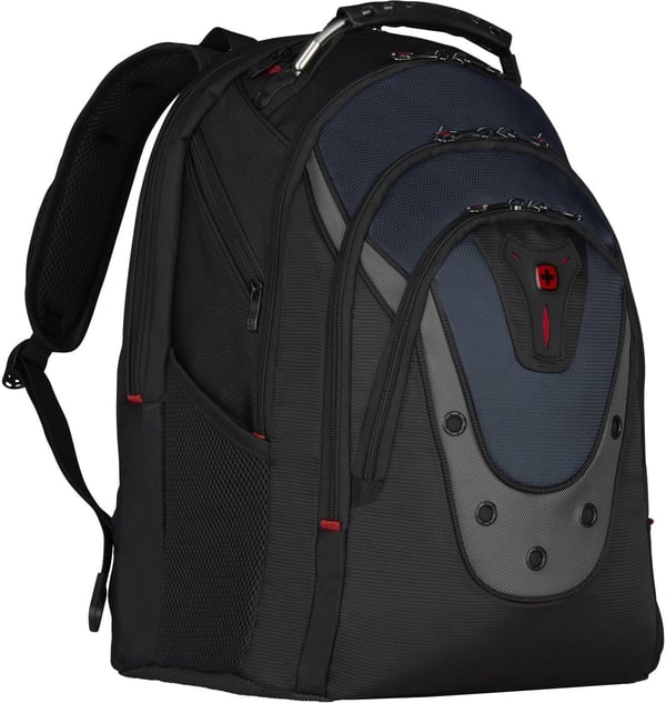 Wenger Ibex -ryggsäck för 17" bärbar dator, svart
