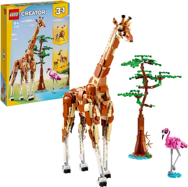 LEGO Creator Vilda safaridjur 3-i-1-set 31150