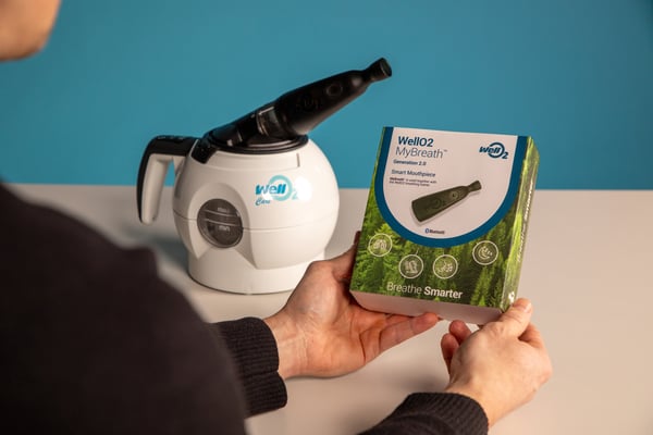 WellO2 MyBreath Gen 2.0 smart munstycke