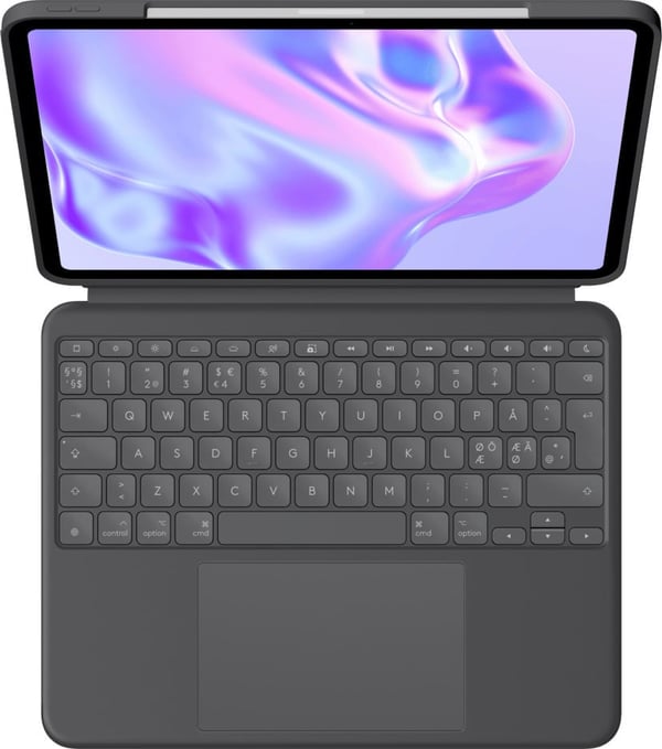 Logitech Combo Touch -tastatur/cover, 13" iPad Pro M4